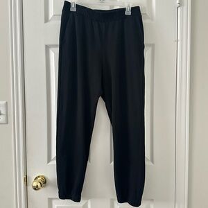Zara Black Elastic-Waist Pants